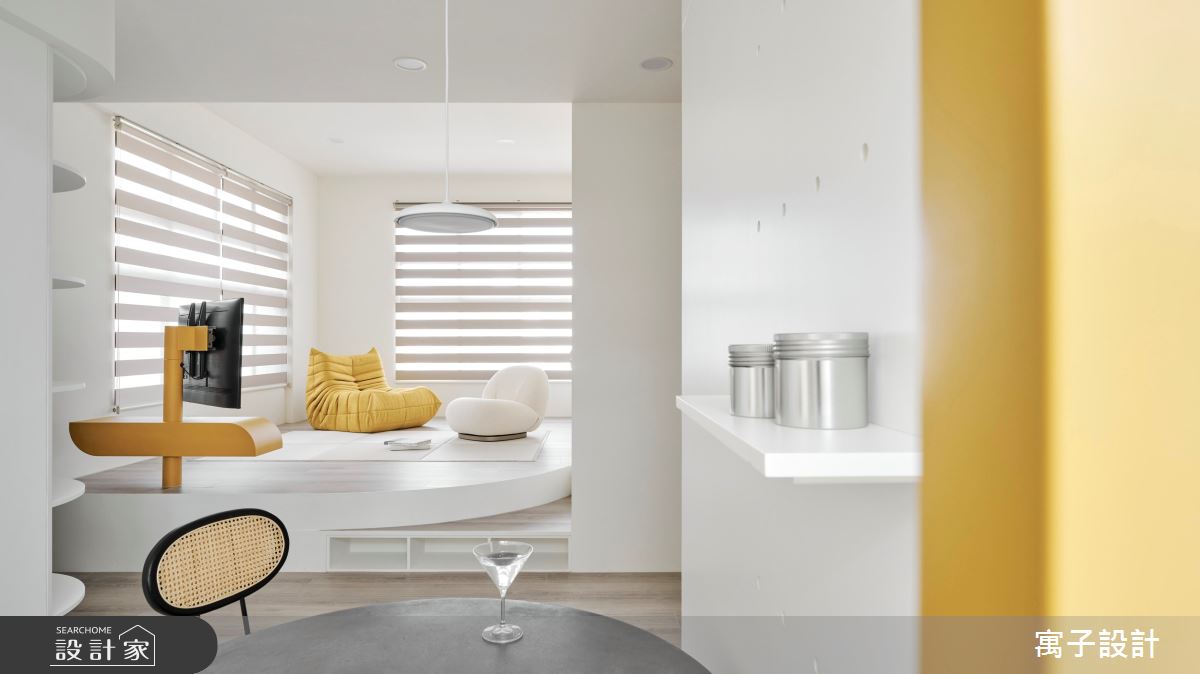 25坪老屋(16~30年)＿北歐風客廳案例圖片＿寓子設計＿寓子_曦之6