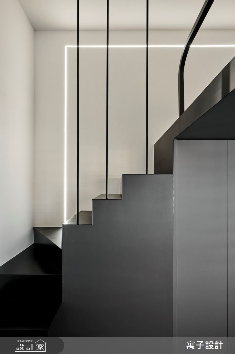 25坪老屋(16~30年)＿北歐風樓梯案例圖片＿寓子設計＿寓子_曦之10