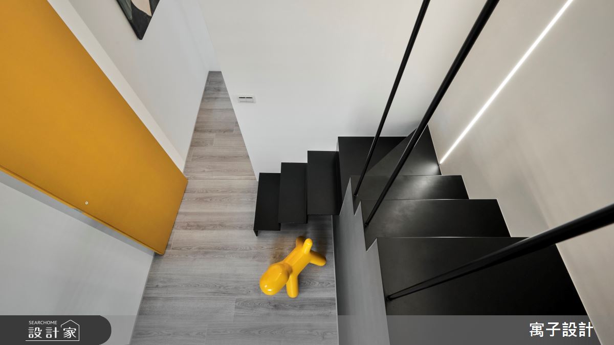 25坪老屋(16~30年)＿北歐風樓梯案例圖片＿寓子設計＿寓子_曦之13