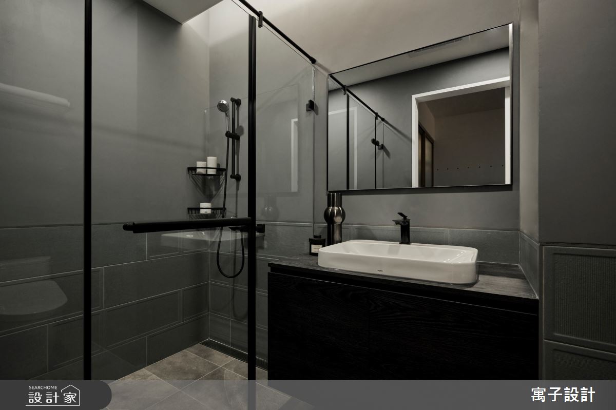 25坪老屋(16~30年)＿北歐風浴室案例圖片＿寓子設計＿寓子_曦之15