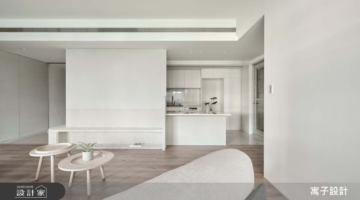 42坪新成屋(5年以下)＿北歐風廚房吧檯案例圖片＿寓子設計＿寓子_旭日之2