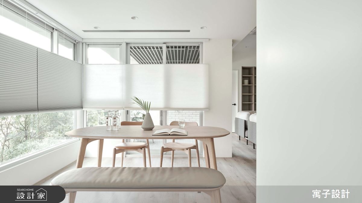 42坪新成屋(5年以下)＿北歐風餐廳案例圖片＿寓子設計＿寓子_旭日之7