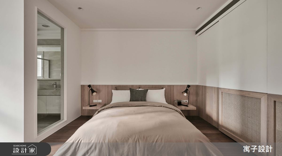 42坪新成屋(5年以下)＿北歐風臥室案例圖片＿寓子設計＿寓子_旭日之10