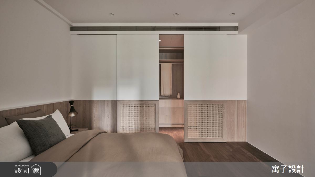 42坪新成屋(5年以下)＿北歐風臥室更衣間案例圖片＿寓子設計＿寓子_旭日之11