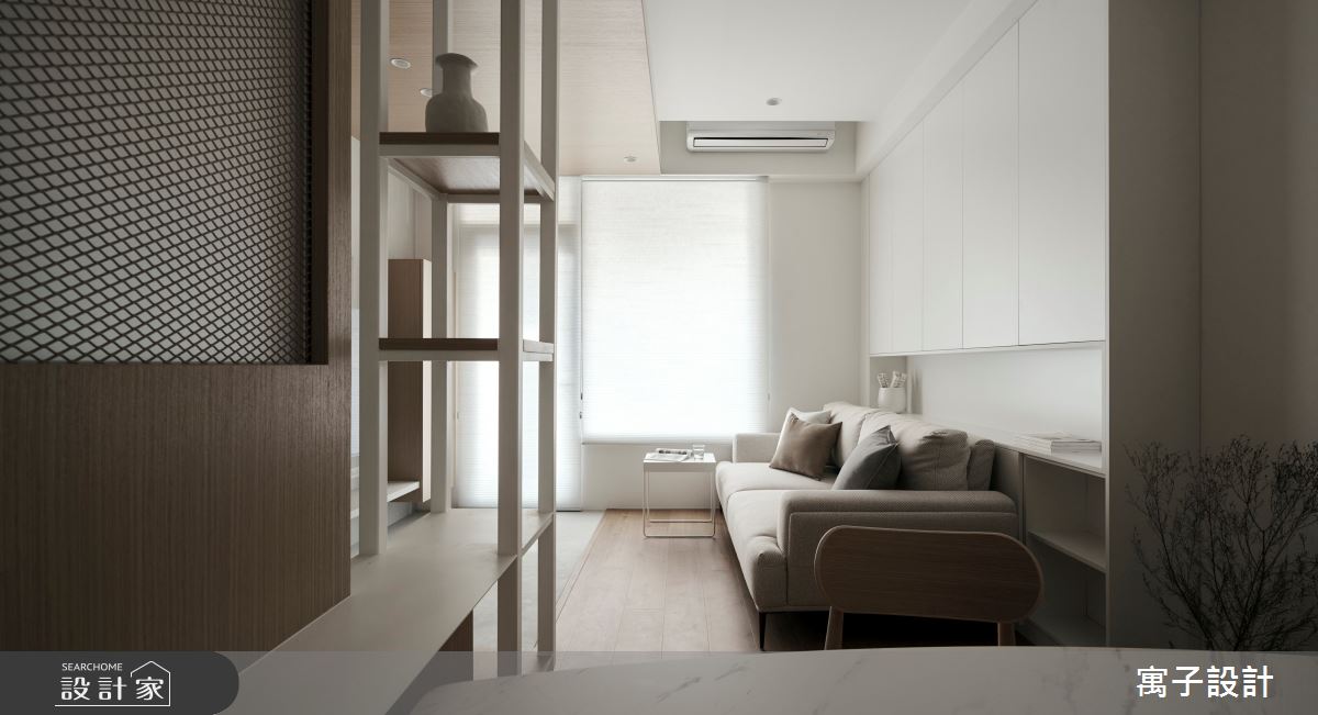 36坪新成屋(5年以下)＿北歐風玄關案例圖片＿寓子設計＿寓子_浮雲之2