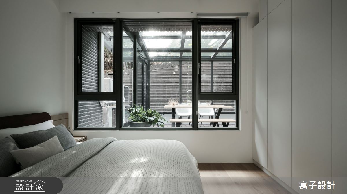 36坪新成屋(5年以下)＿北歐風臥室案例圖片＿寓子設計＿寓子_浮雲之11