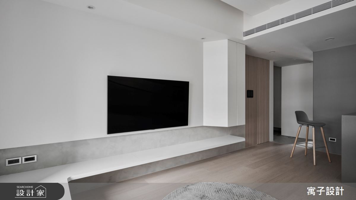 25坪新成屋(5年以下)＿北歐風客廳案例圖片＿寓子設計＿寓子_C大調之9