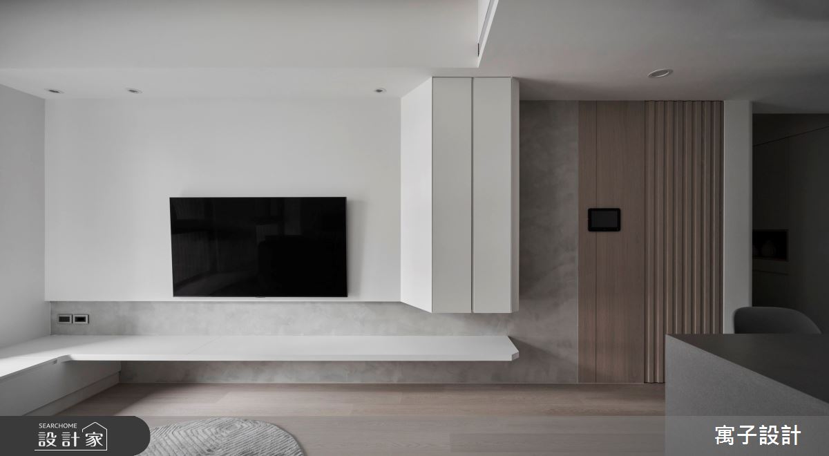 25坪新成屋(5年以下)＿北歐風客廳案例圖片＿寓子設計＿寓子_C大調之11