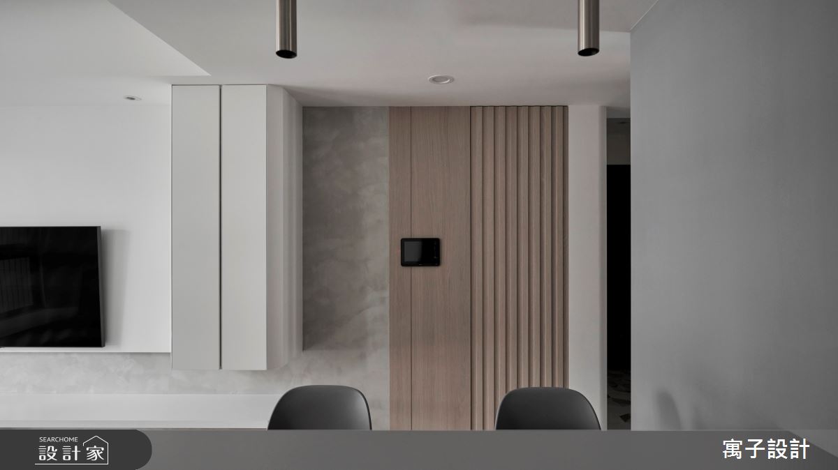 25坪新成屋(5年以下)＿北歐風吧檯中島案例圖片＿寓子設計＿寓子_C大調之12
