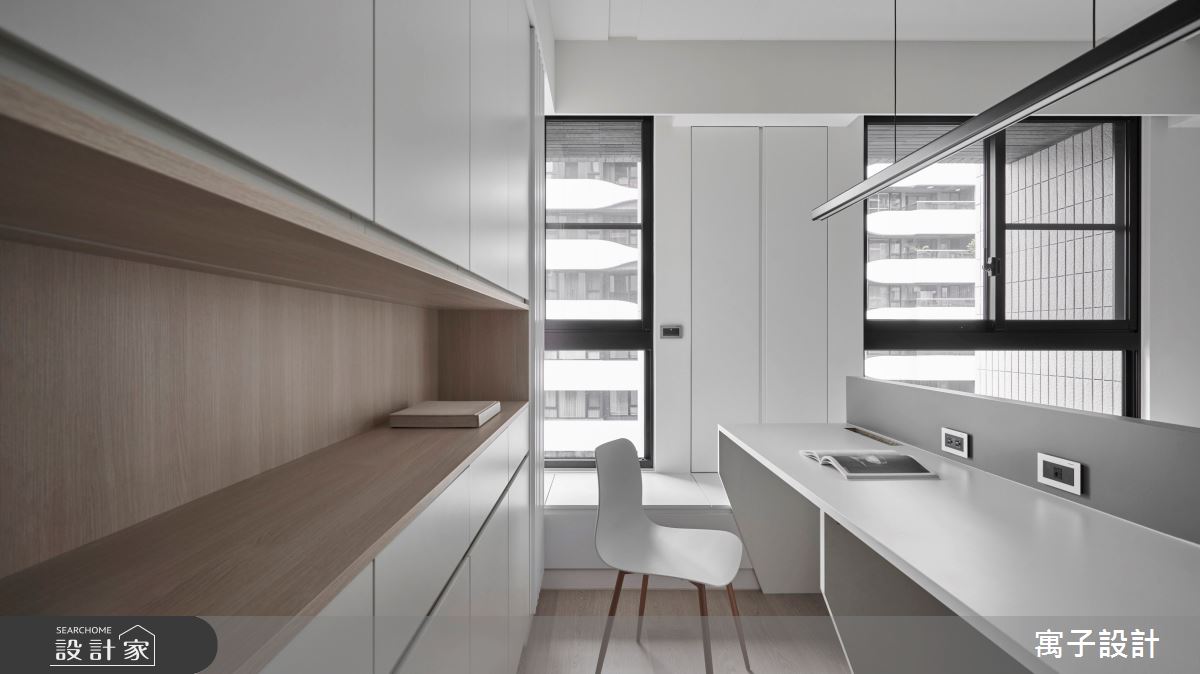 25坪新成屋(5年以下)＿北歐風工作區案例圖片＿寓子設計＿寓子_C大調之16