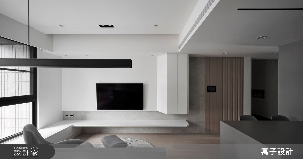 25坪新成屋(5年以下)＿北歐風客廳案例圖片＿寓子設計＿寓子_C大調之17