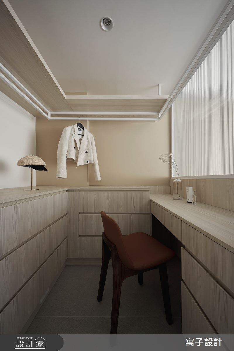 40坪老屋(16~30年)＿北歐風更衣間案例圖片＿寓子設計＿寓子_生活有行-凝聚之12