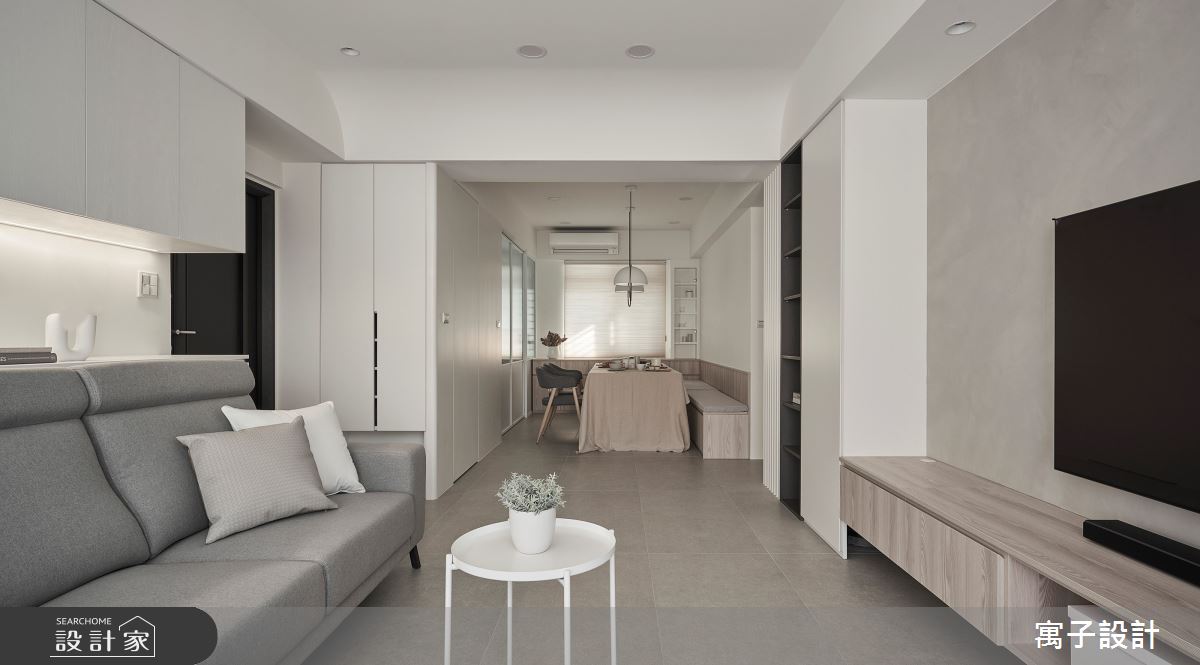 40坪老屋(16~30年)＿北歐風客廳餐廳案例圖片＿寓子設計＿寓子_生活有行-凝聚之4