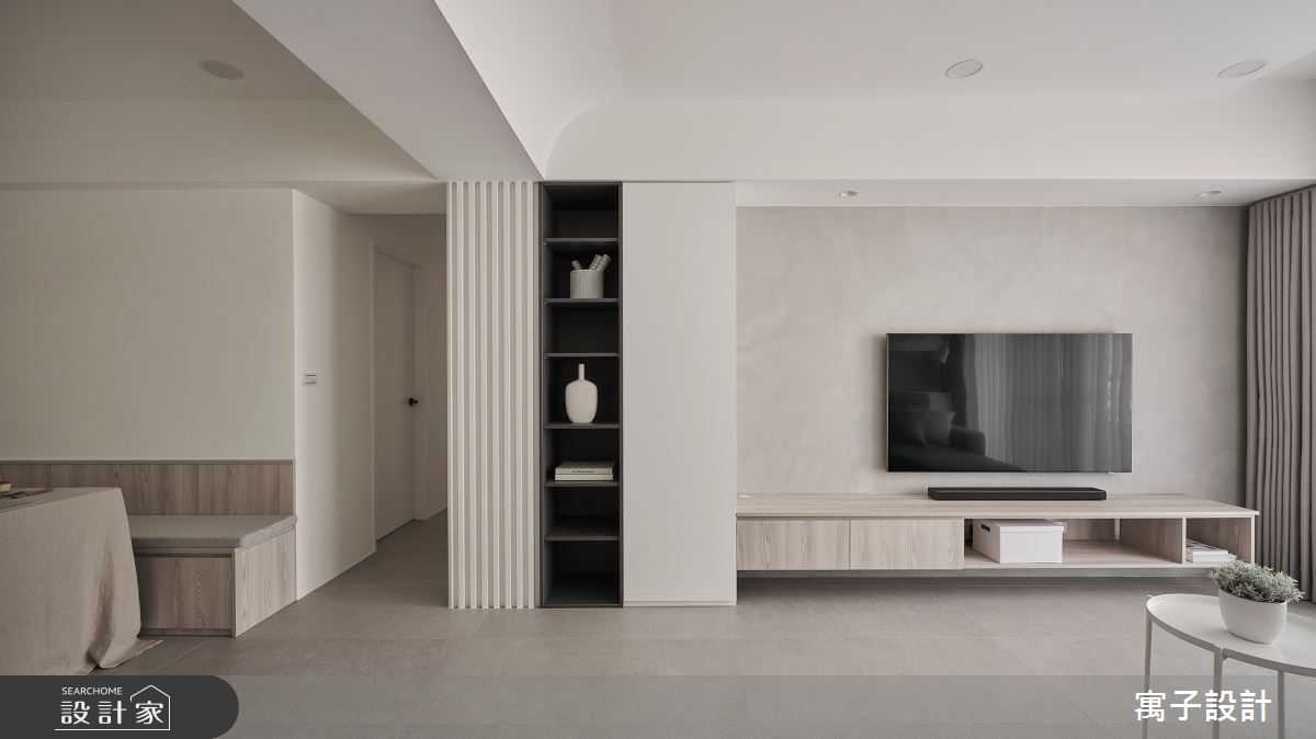 40坪老屋(16~30年)＿北歐風客廳案例圖片＿寓子設計＿寓子_生活有行-凝聚之1