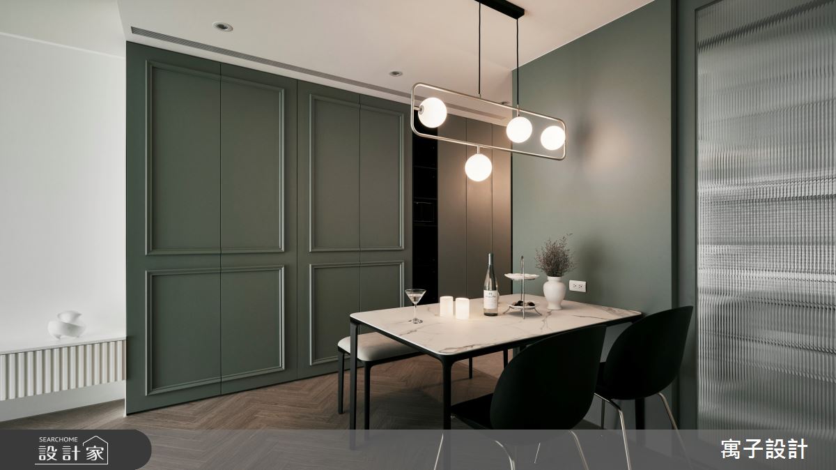 30坪新成屋(5年以下)＿美式風餐廳案例圖片＿寓子設計＿寓子_Olive tree之4