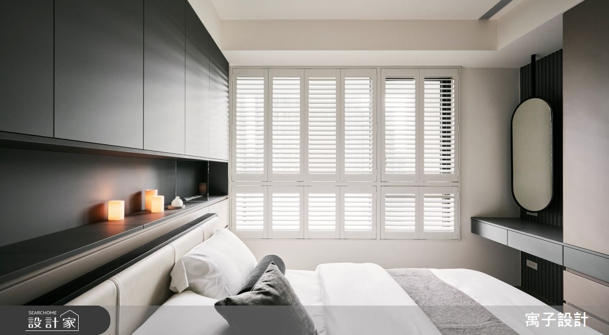 30坪新成屋(5年以下)＿美式風臥室案例圖片＿寓子設計＿寓子_Olive tree之16