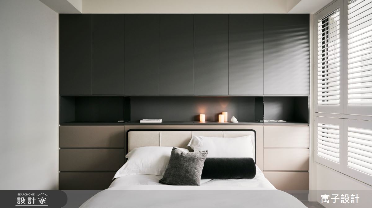 30坪新成屋(5年以下)＿美式風臥室案例圖片＿寓子設計＿寓子_Olive tree之17