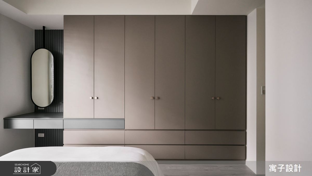 30坪新成屋(5年以下)＿美式風臥室案例圖片＿寓子設計＿寓子_Olive tree之18