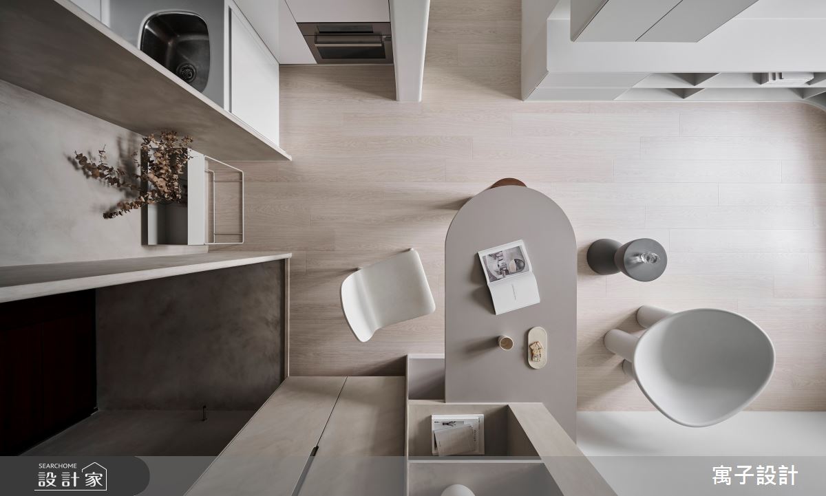 15坪新成屋(5年以下)＿北歐風客廳案例圖片＿寓子設計＿寓子_萌生之9