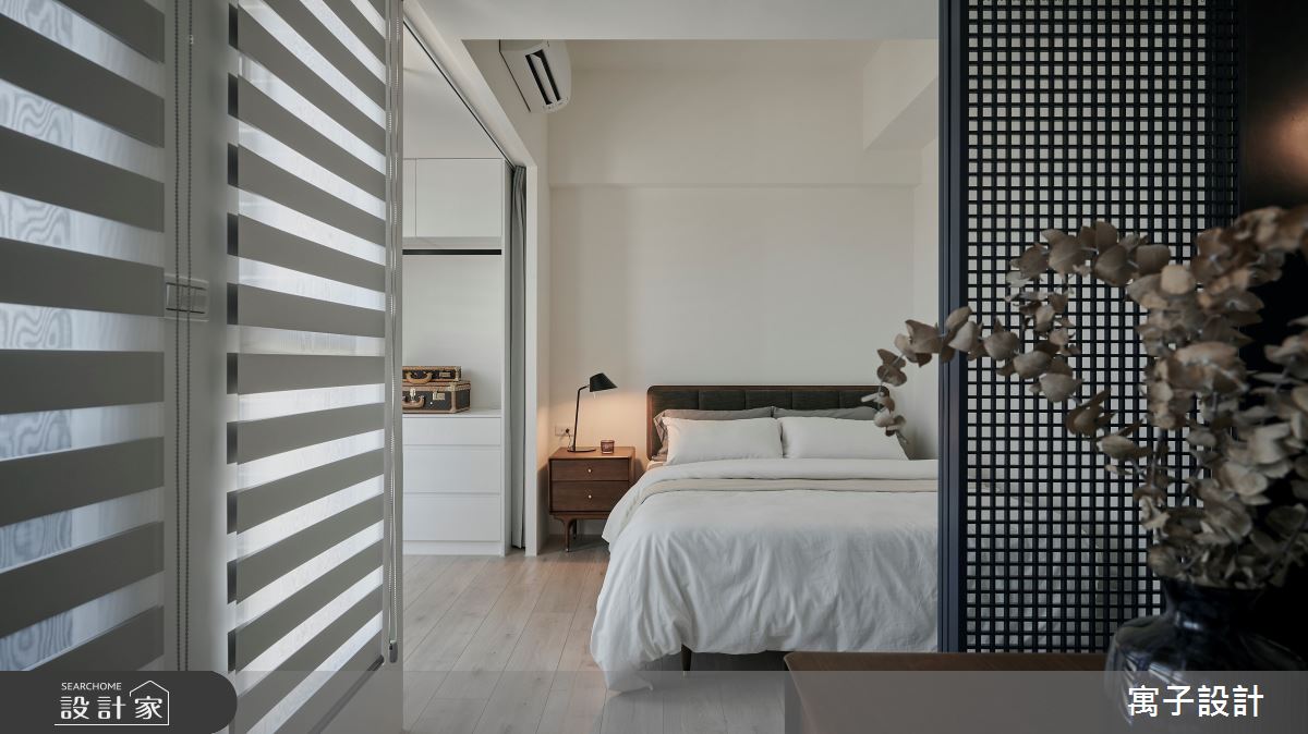 16坪新成屋(5年以下)＿北歐風臥室案例圖片＿寓子設計＿寓子_漂流銀河之8