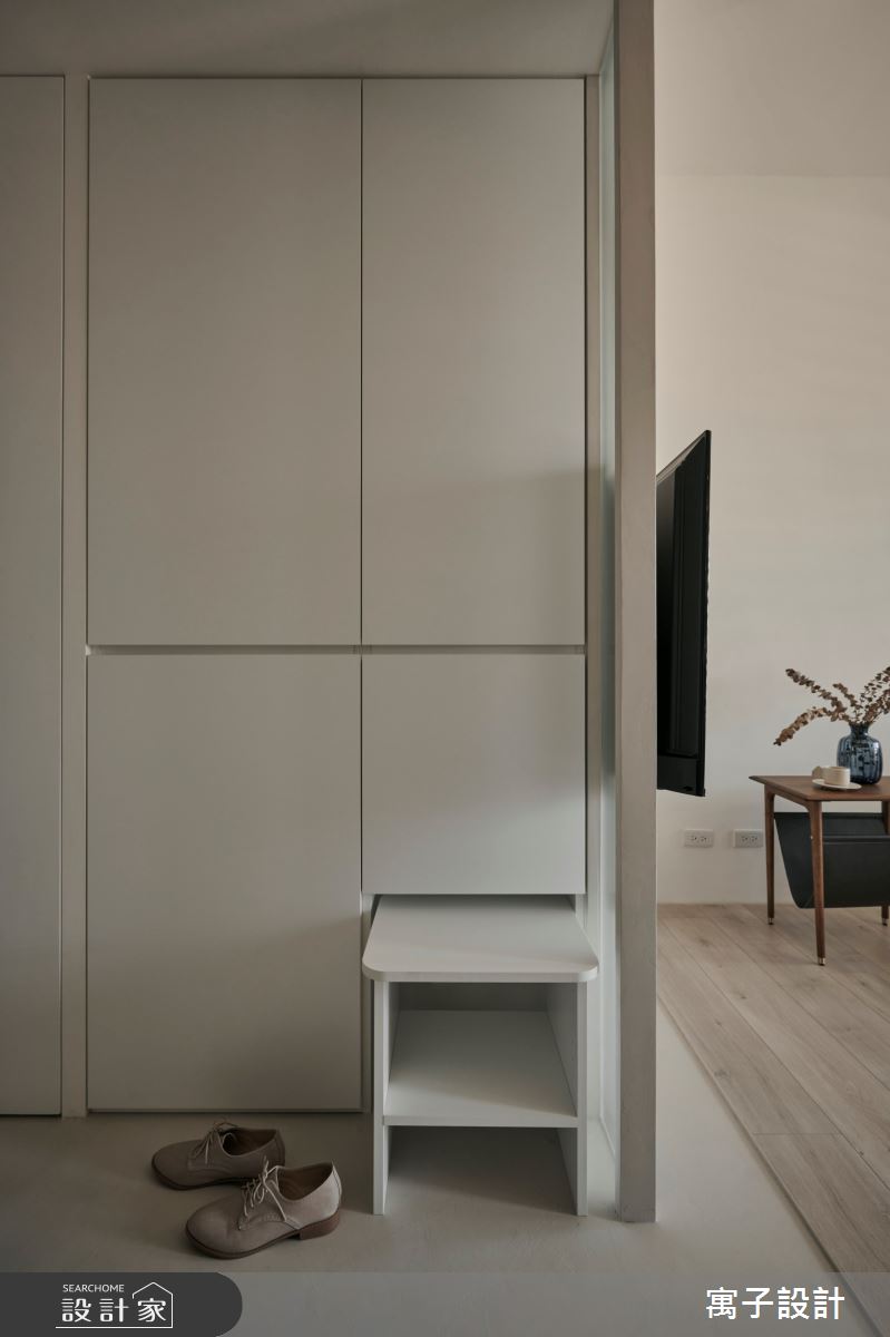 16坪新成屋(5年以下)＿北歐風玄關案例圖片＿寓子設計＿寓子_漂流銀河之13