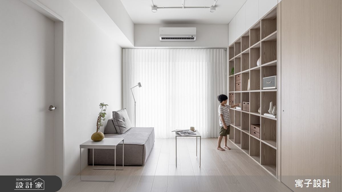 20坪新成屋(5年以下)＿北歐風客廳案例圖片＿寓子設計＿寓子_禾禾之1
