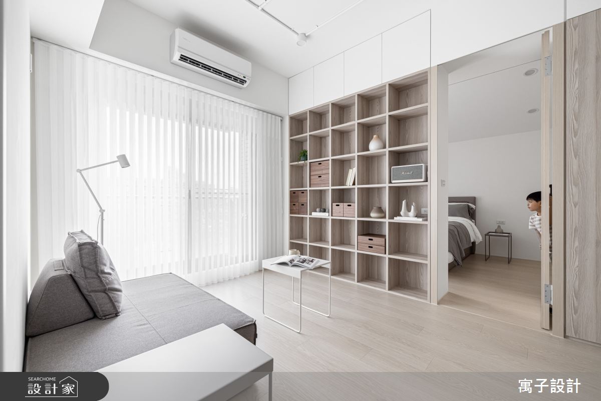 20坪新成屋(5年以下)＿北歐風客廳案例圖片＿寓子設計＿寓子_禾禾之3
