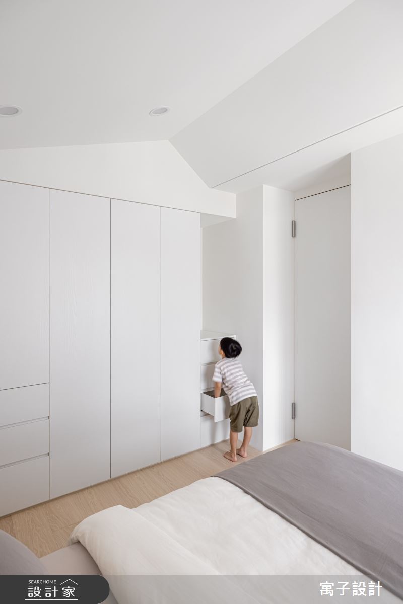 20坪新成屋(5年以下)＿北歐風客廳臥室案例圖片＿寓子設計＿寓子_禾禾之9