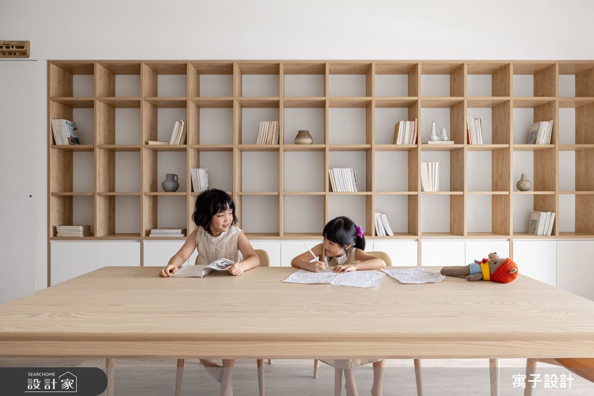 30坪新成屋(5年以下)＿北歐風多功能室案例圖片＿寓子設計＿寓子_Girls之6