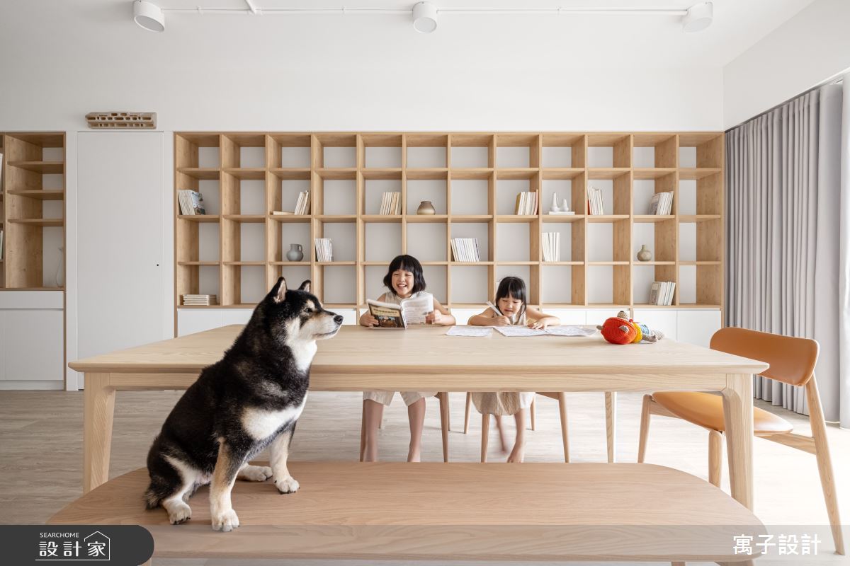30坪新成屋(5年以下)＿北歐風多功能室案例圖片＿寓子設計＿寓子_Girls之5
