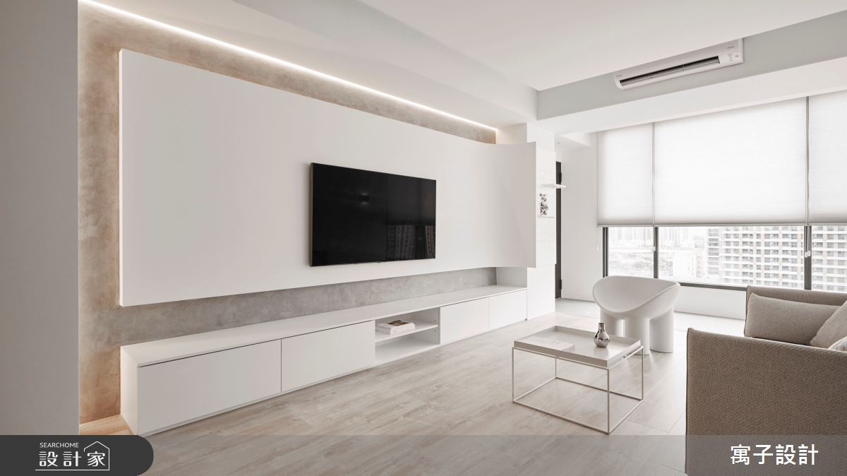 36坪老屋(16~30年)＿北歐風客廳案例圖片＿寓子設計＿寓子_L. SPACE之2
