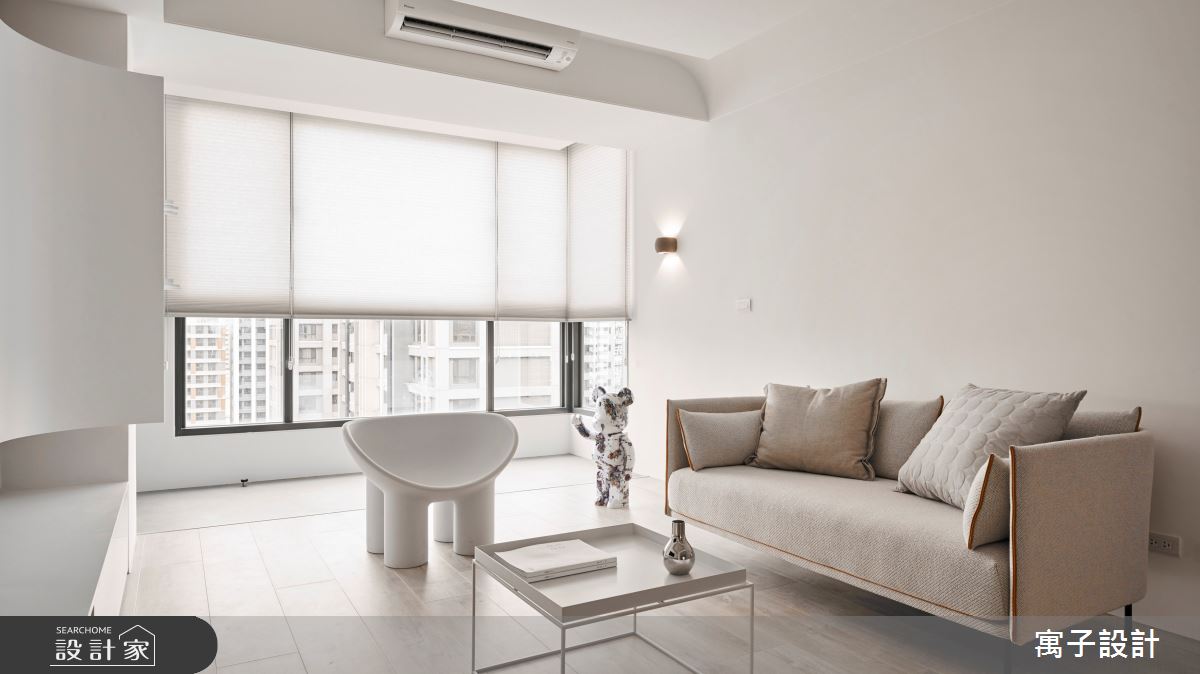 36坪老屋(16~30年)＿北歐風客廳案例圖片＿寓子設計＿寓子_L. SPACE之3