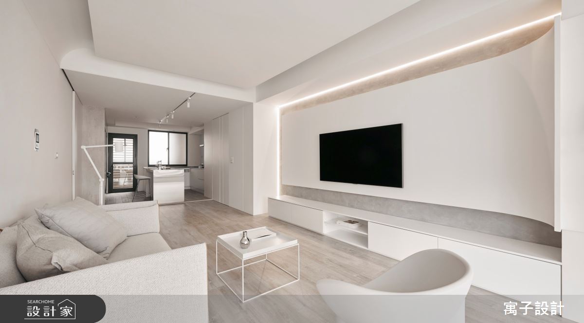 36坪老屋(16~30年)＿北歐風客廳餐廳案例圖片＿寓子設計＿寓子_L. SPACE之6
