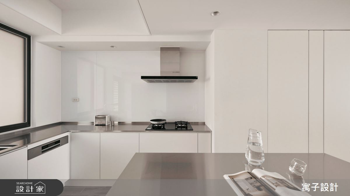 36坪老屋(16~30年)＿北歐風餐廳廚房中島案例圖片＿寓子設計＿寓子_L. SPACE之8