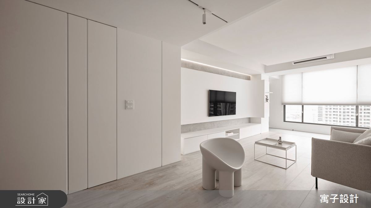 36坪老屋(16~30年)＿北歐風客廳案例圖片＿寓子設計＿寓子_L. SPACE之10
