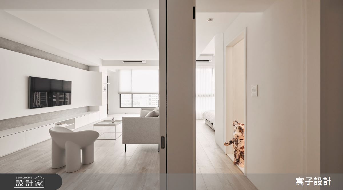 36坪老屋(16~30年)＿北歐風客廳案例圖片＿寓子設計＿寓子_L. SPACE之11