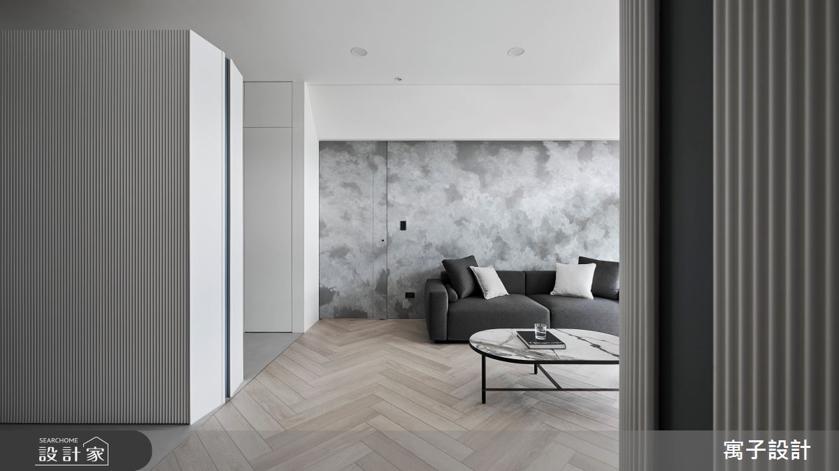 45坪老屋(16~30年)＿現代風客廳案例圖片＿寓子設計＿寓子_蘊·雲染之4