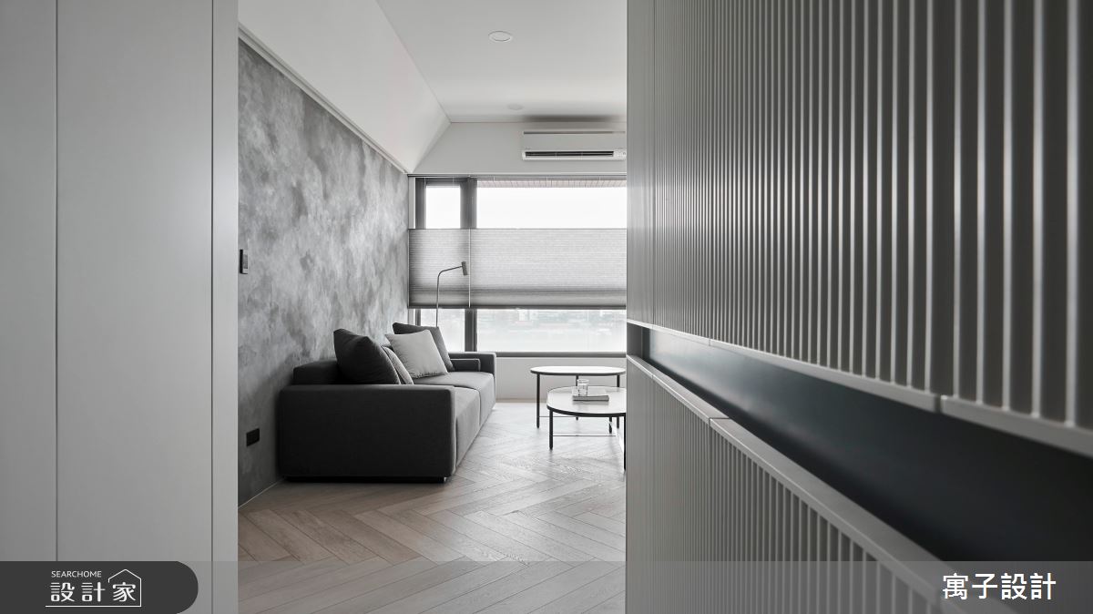 45坪老屋(16~30年)＿現代風玄關客廳案例圖片＿寓子設計＿寓子_蘊·雲染之1