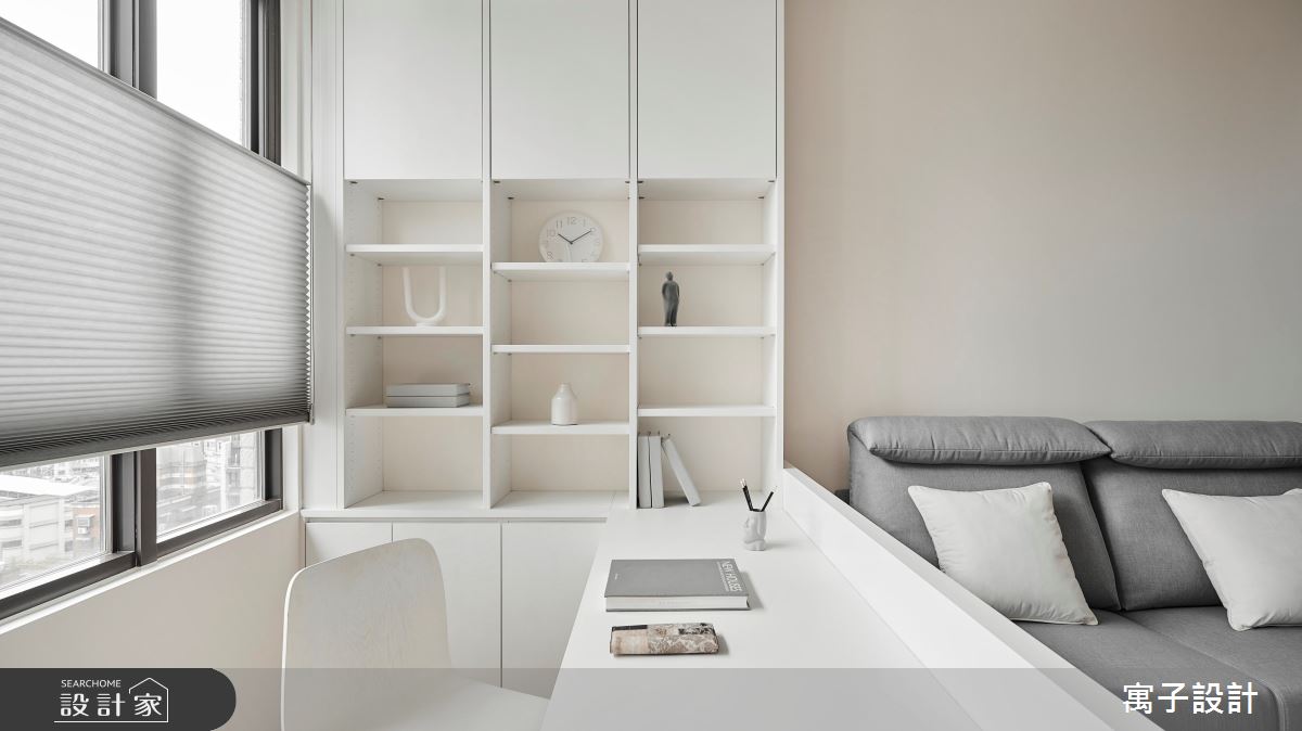 40坪毛胚屋＿北歐風客廳案例圖片＿寓子設計＿寓子_白裡透之7