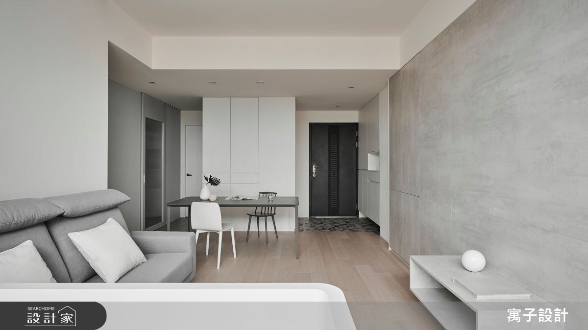 40坪毛胚屋＿北歐風客廳案例圖片＿寓子設計＿寓子_白裡透之8