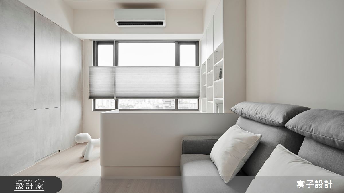 40坪毛胚屋＿北歐風客廳案例圖片＿寓子設計＿寓子_白裡透之6