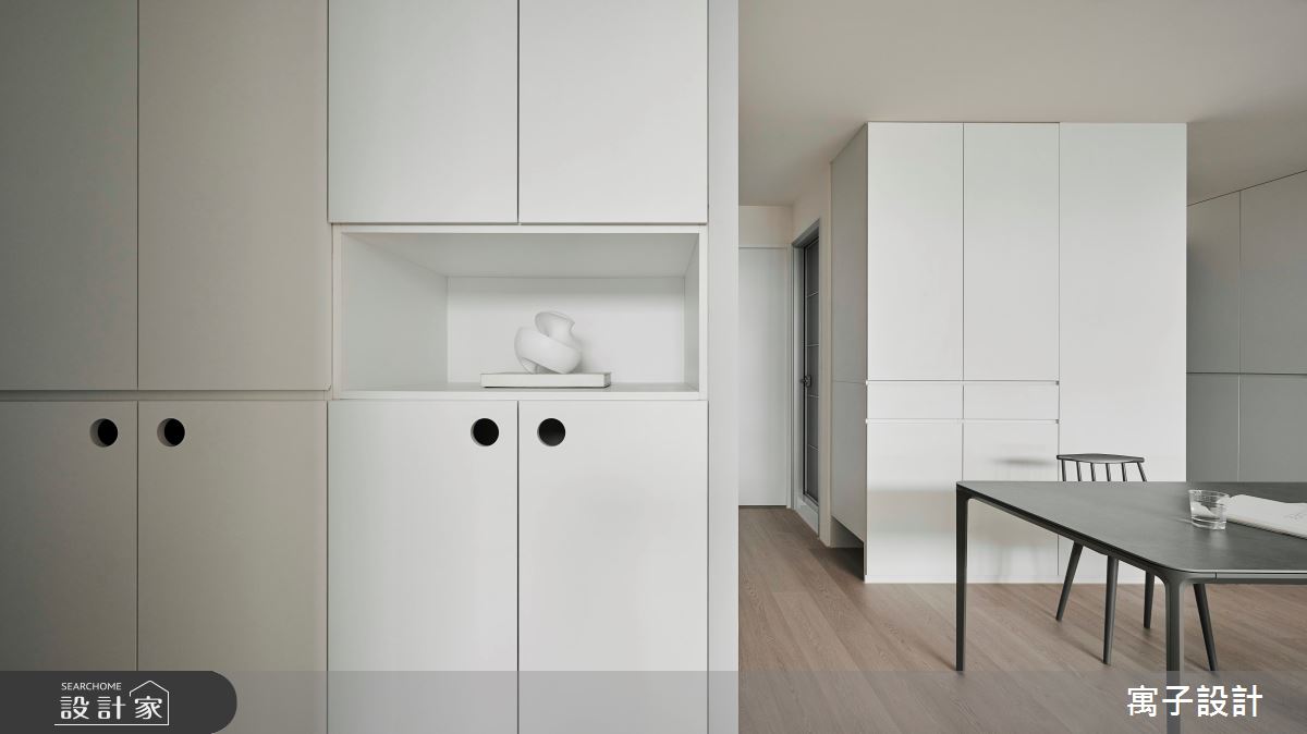 40坪毛胚屋＿北歐風客廳案例圖片＿寓子設計＿寓子_白裡透之5