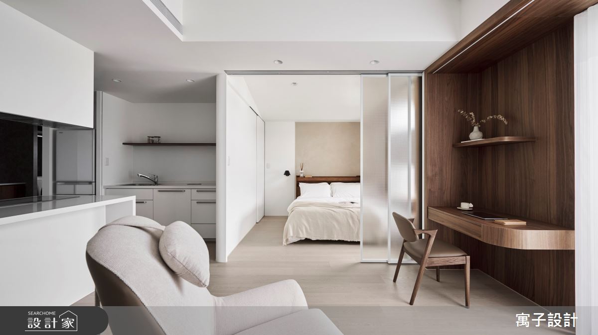 20坪毛胚屋＿北歐風客廳餐廳廚房臥室案例圖片＿寓子設計＿寓子_歸心之4