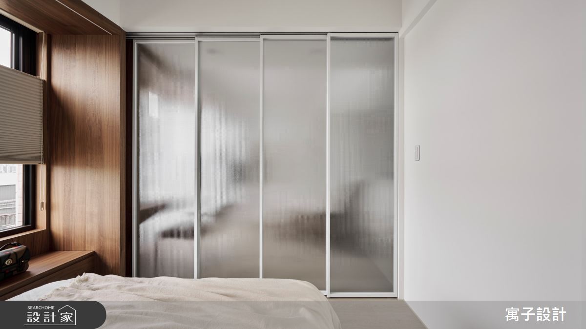 20坪毛胚屋＿北歐風臥室臥榻案例圖片＿寓子設計＿寓子_歸心之12