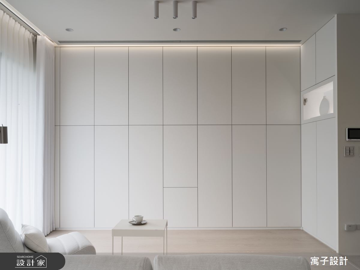 20坪新成屋(5年以下)＿北歐風客廳案例圖片＿寓子設計＿寓子_W House之8