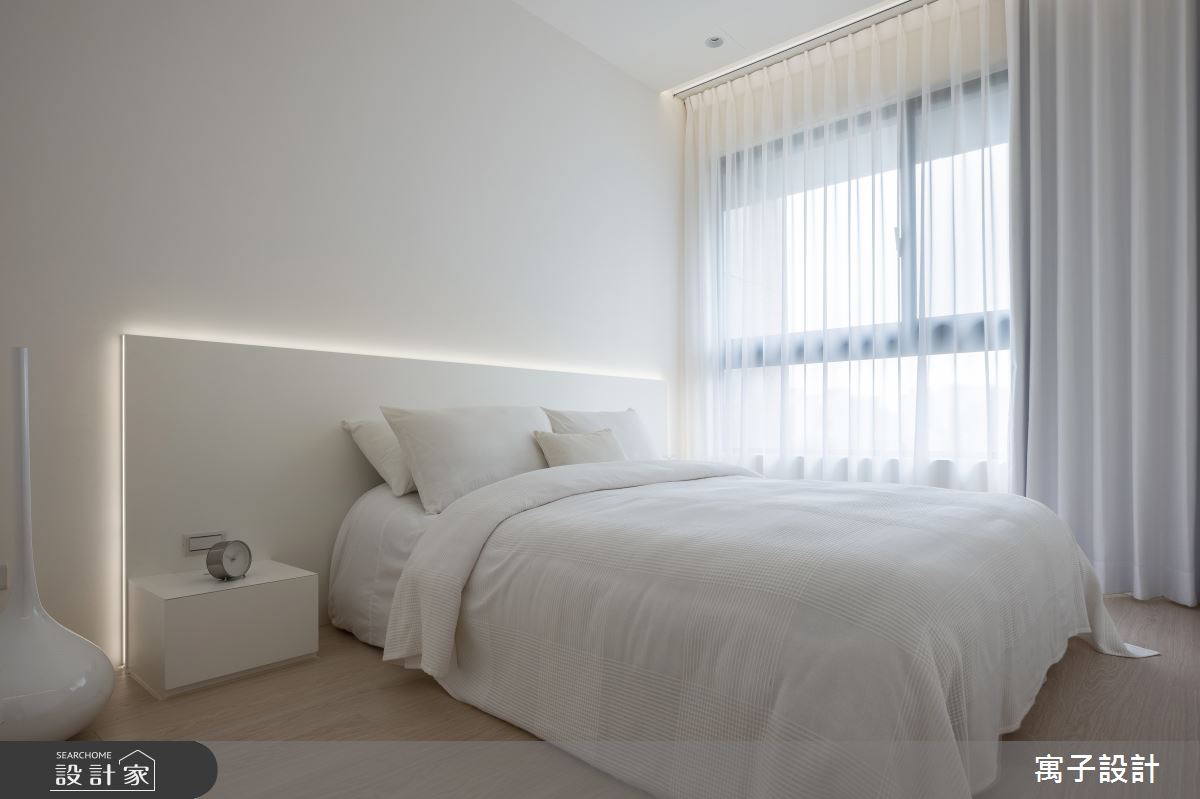 20坪新成屋(5年以下)＿北歐風臥室案例圖片＿寓子設計＿寓子_W House之14