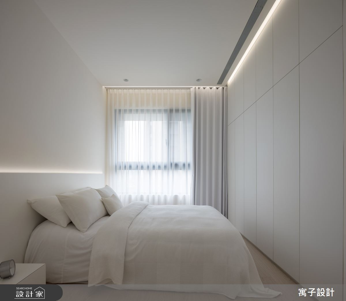 20坪新成屋(5年以下)＿北歐風臥室案例圖片＿寓子設計＿寓子_W House之15