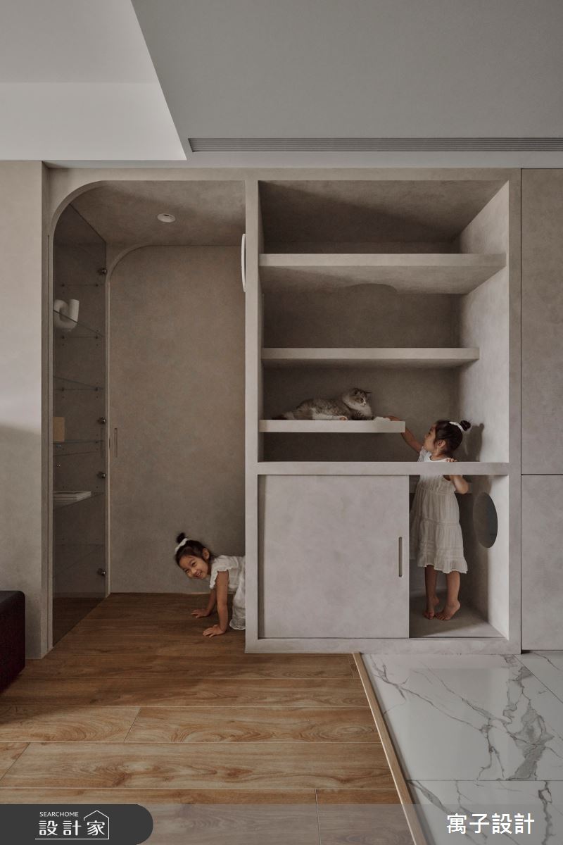 42坪新成屋(5年以下)＿北歐風客廳案例圖片＿寓子設計＿寓子_同在之8