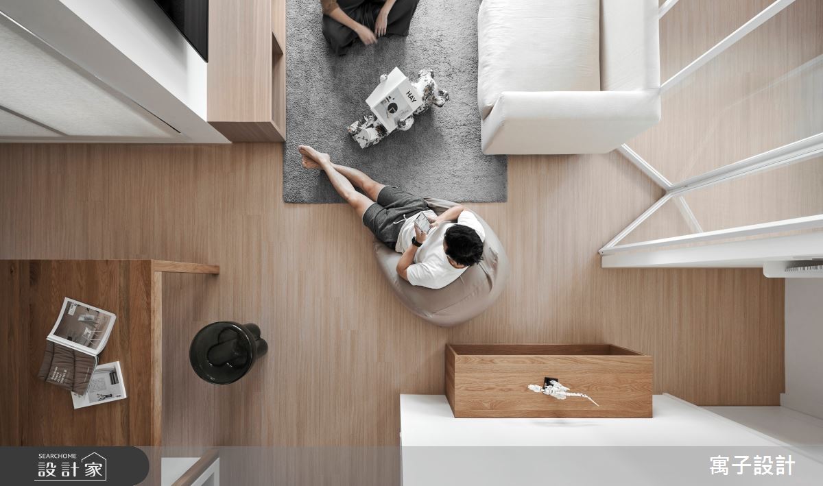 24坪新成屋(5年以下)＿北歐風客廳案例圖片＿寓子設計＿寓子_日間之8