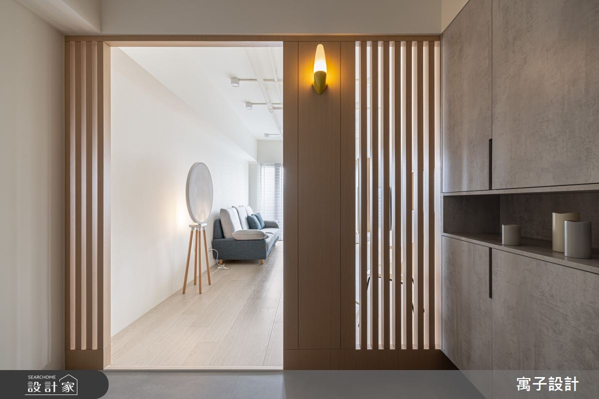 30坪新成屋(5年以下)＿北歐風玄關案例圖片＿寓子設計＿寓子_窩窩暖心之1